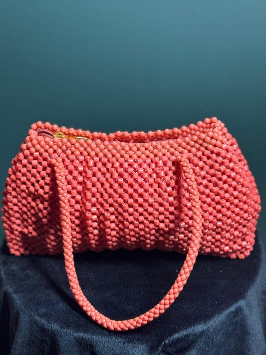 The "Omoba" Coral Top Shoulder Bag