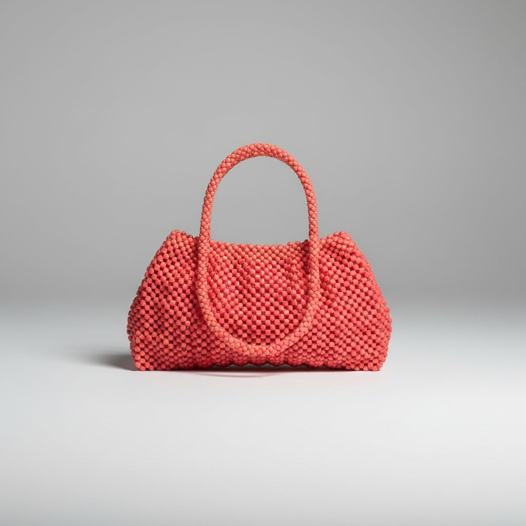 The "Omoba" Coral Top Shoulder Bag