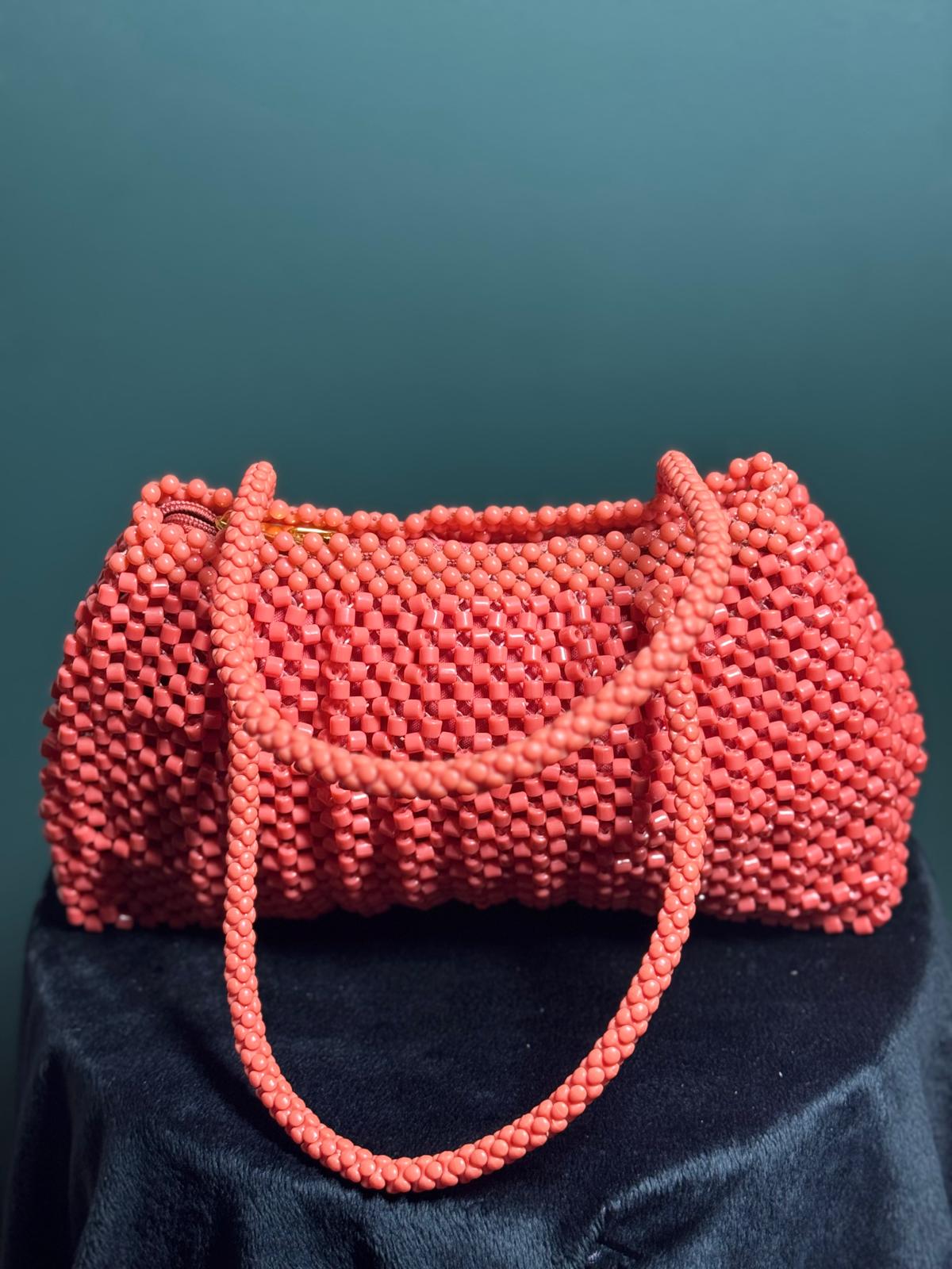 The "Omoba" Coral Top Shoulder Bag